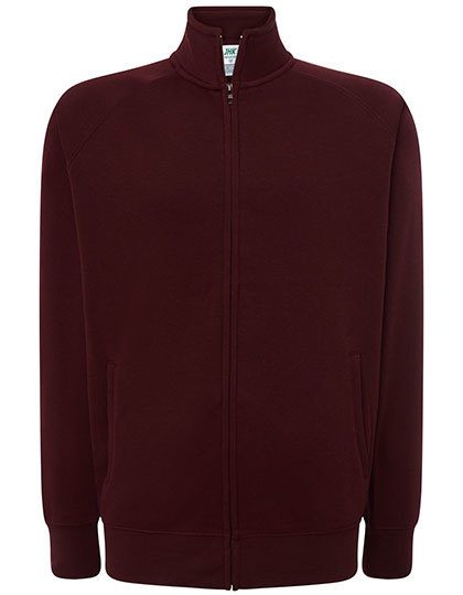 Full Zip Sweatshirt – JHK in Cardinal