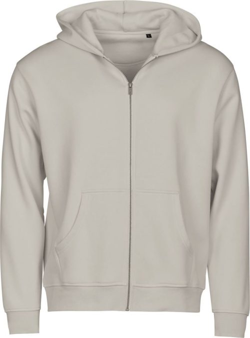Schwere Kapuzen Sweatjacke "Unlabeled" TJ 5154 – Tee Jays in Cement