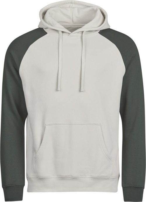 Kapuzen Sweater 2-farbig "Unlabeled" TJ 5156 – Tee Jays in Cement/Dark Green