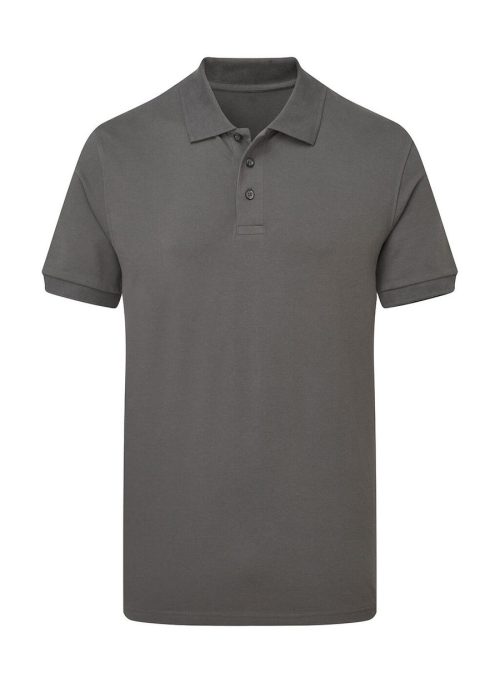 Signature Tagless Polo Stretch Men SGPolo – SG Signature in Charcoal