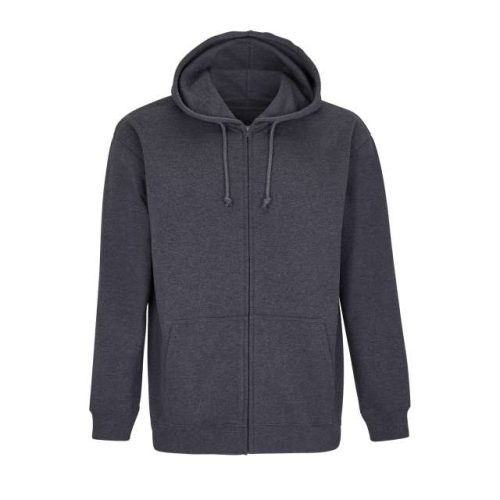 Sol's Carter - Unisex Full-Zip Hoodie – SOL'S in Charcoal Melange
