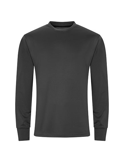 Long Sleeve Active T – Just Cool in Charcoal (Solid)