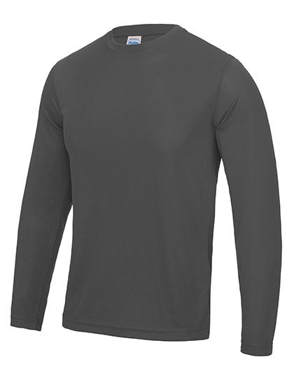Long Sleeve Cool T – Just Cool in Charcoal (Solid)