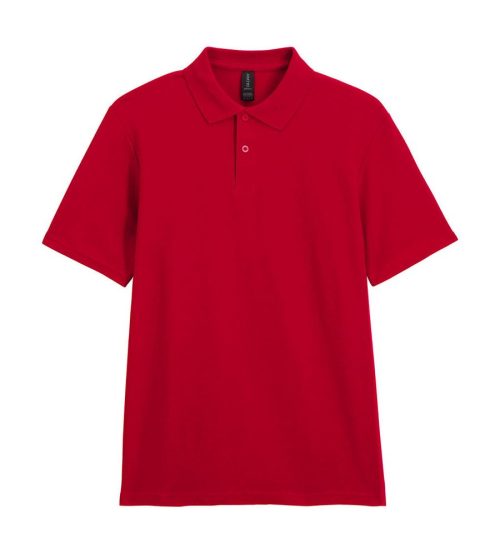Softstyle® Adult Piqué Polo – Gildan in Cherry Red
