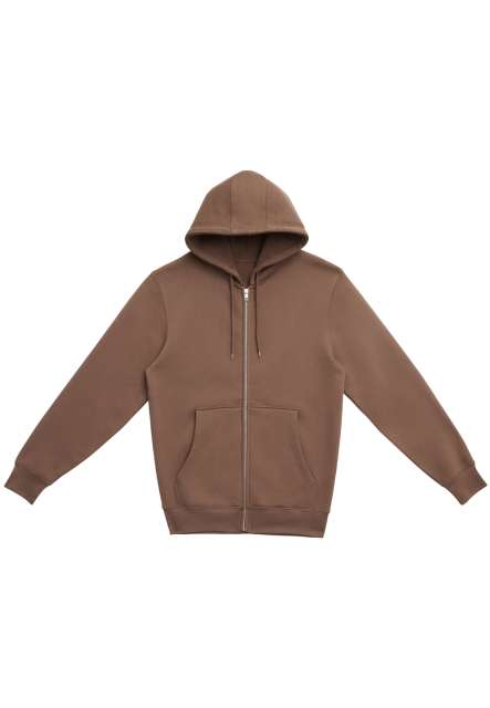 Premium Full Zip Hoodie – Lane Seven in Chestnut