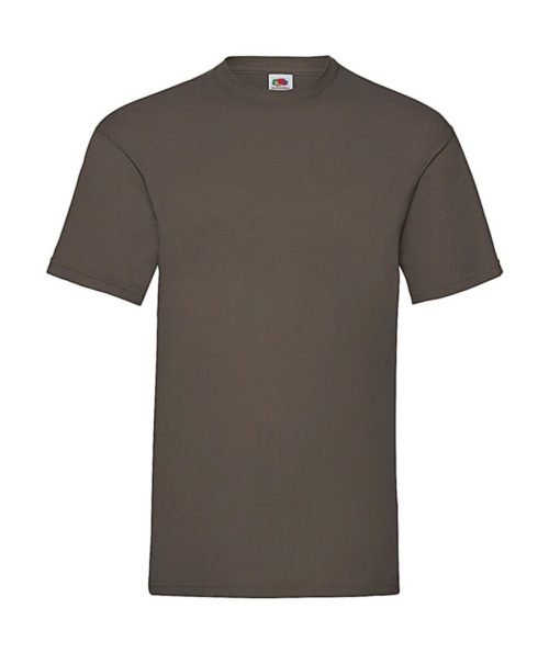Valueweight T – Fruit of the Loom in Chocolate