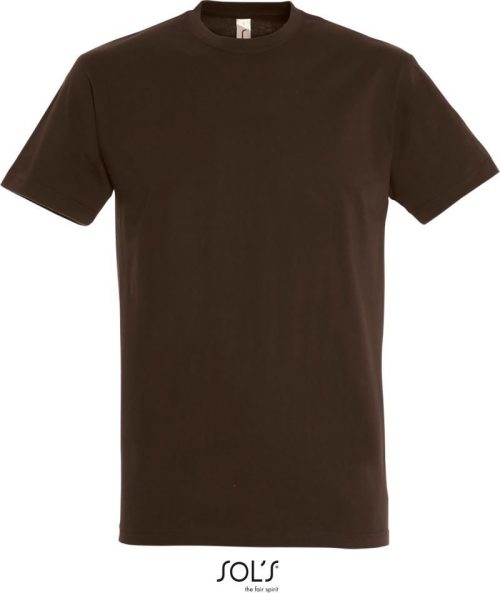 Schweres T-Shirt Imperial – SOL'S in Chocolate