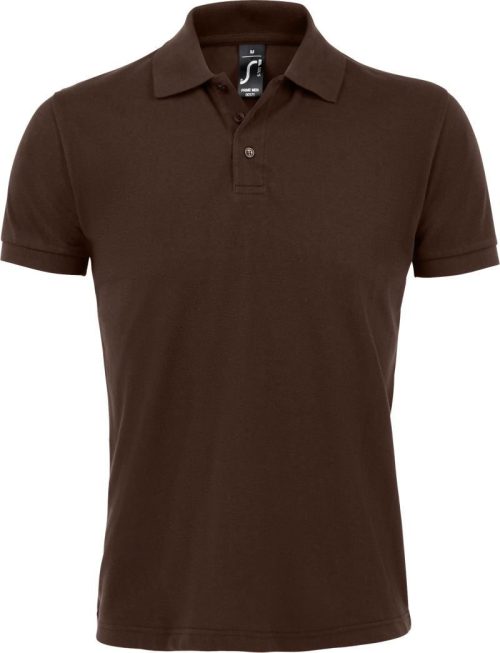 Schweres Herren Piqué Polo Prime Men – SOL'S in Chocolate