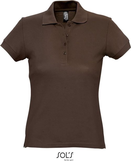 Damen Piqué Polo Passion – SOL'S in Chocolate