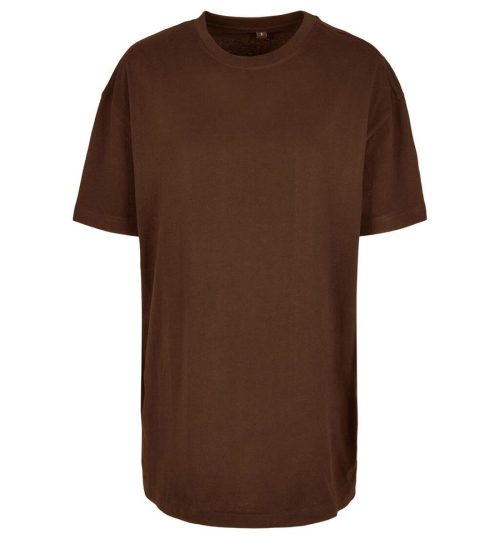 Damen Oversize Boyfriend T-Shirt BY 149 – Build your Brand in Chocolate Brown