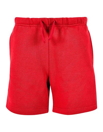 Kids Basic Sweatshorts – Build Your Brand Basic in City Red