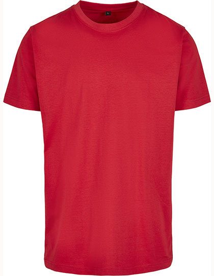 Schweres T-Shirt BY 004 – Build your Brand in City Red