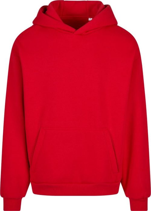 Schwerer Oversize Unisex Kapuzen Sweater NM 011 – New Morning Studios in City Red