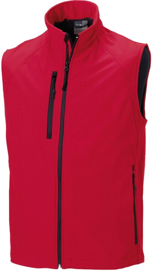 Men's Softshell Gilet R-141M-0 – Russell in Classic Red