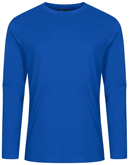 Men´s T-Shirt Long Sleeve – EXCD by Promodoro in Cobalt Blue
