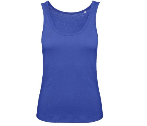 Ladies' organic tank top Inspire TW073 – B&C in Cobalt Blue