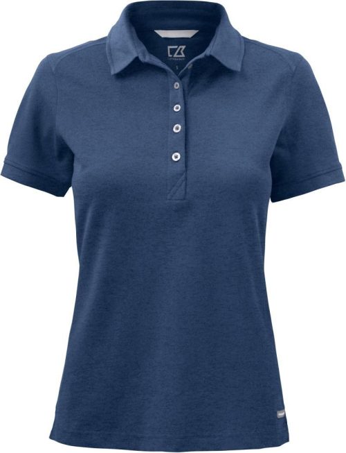 Damen Piqué Polo Advantage Polo Women – Cutter & Buck in Cobolt Melange