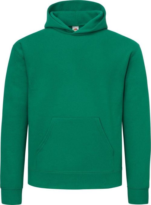 Kapuzen Sweater "Supercotton™" Supercotton™ Hooded Sweat – Fruit of the Loom in College Green