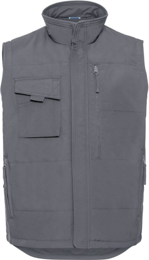 Workwear Bodywarmer 014M – Russell Athletic in Convoy Grey
