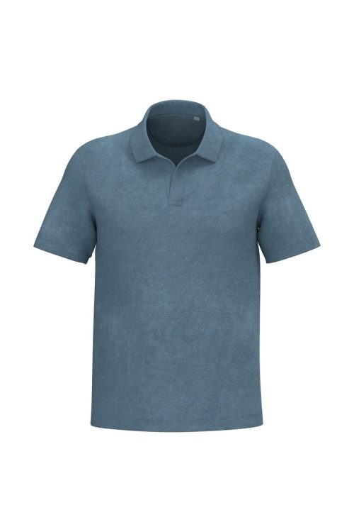 Herren-Polohemd aus Frottee SP229 – Spasso in Cool Blue