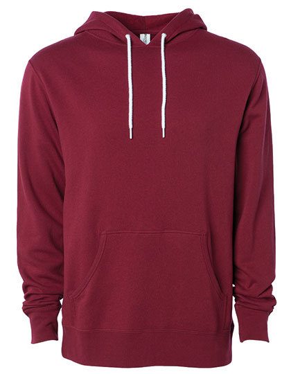 Unisex Lightweight Hooded Pullover – Independent in Currant