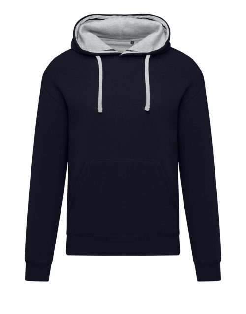 Originals Contrast Hooded Sweat Men SGO24M – SG Originals in Dark Black/Light Oxford