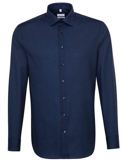 Men´s Shirt Shaped Fit Long Sleeve – Seidensticker in Dark Blue