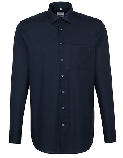 Men´s Shirt Regular Fit Long Sleeve – Seidensticker in Dark Blue