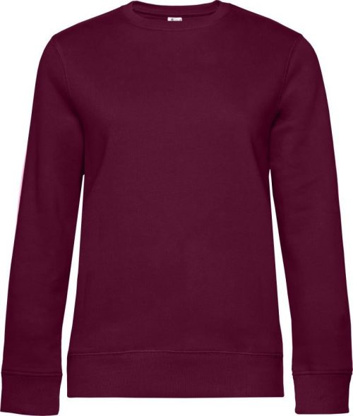 Damen Sweater QUEEN Crew Neck_° – B&C in Dark Cherry