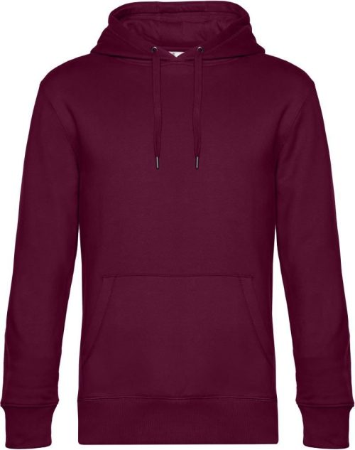 Herren Kapuzen Sweater KING Hooded_° – B&C in Dark Cherry