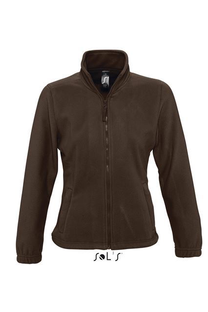 Sol's North Women - Zipped Fleece Jacket – SOL'S in Dark Chocolate