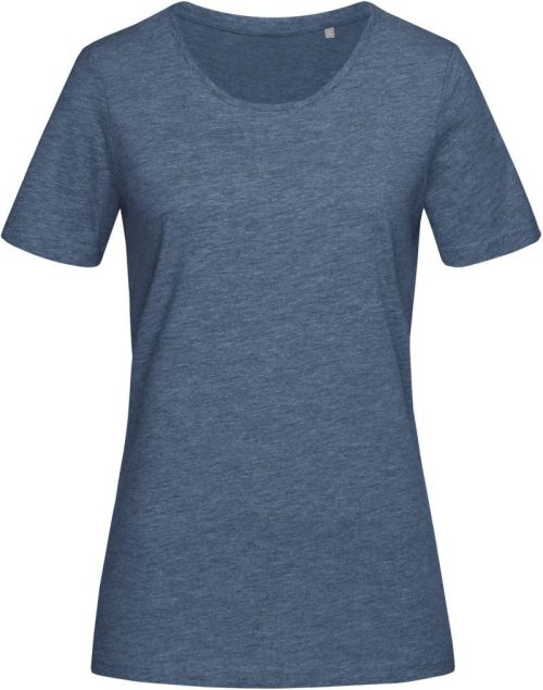 Damen T-Shirt Lux T Women – Stedman in Dark Denim Heather