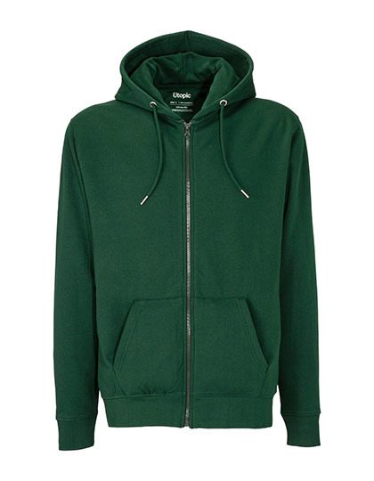 Unisex Hooded Jacket – Utopic in Dark Green