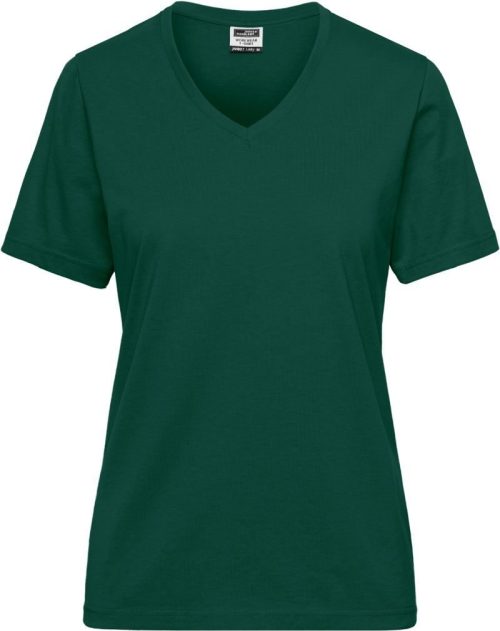 Damen Bio Workwear T-Shirt - Solid JN 1807 – Daiber in Dark Green