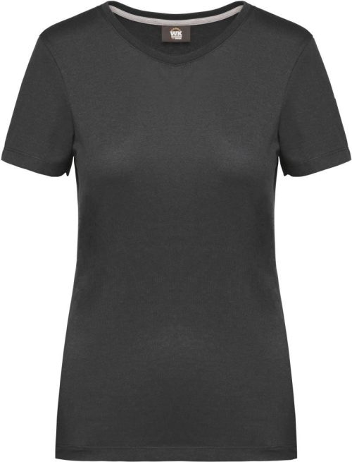 Damen Workwear T-Shirt WK 307 – WK in Dark Grey