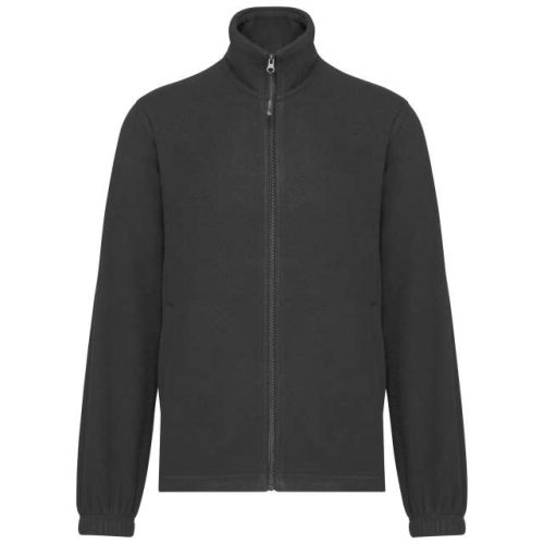 Unisex Microfleece Elasticated Jacket – Kariban in Dark Grey