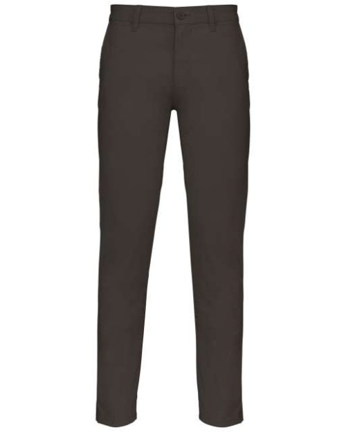 Men's Chino Trousers – Kariban in Dark Grey