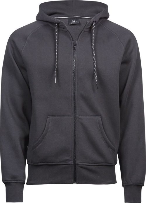 Herren Kapuzen Sweatjacke TJ 5435 – Tee Jays in Dark Grey