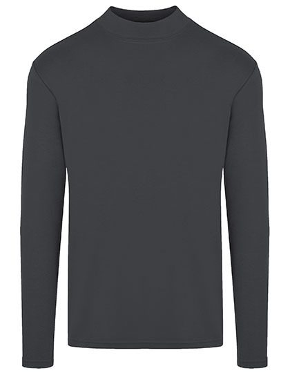 Men´s Premium Highneck Longsleeve Tees – HRM in Dark Grey