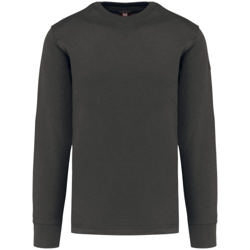Sweatshirt mit Set-in-Ärmeln WK4001 – WK in Dark Grey