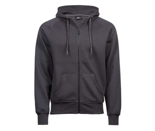 Men´s Fashion Full Zip Hood – Tee Jays in Dark Grey
