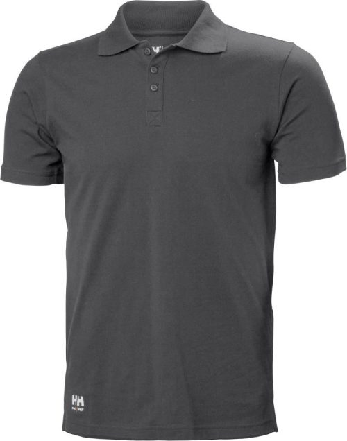 Herren Piqué Polo "Classic" Classic 79167 – Helly Hansen in Dark Grey
