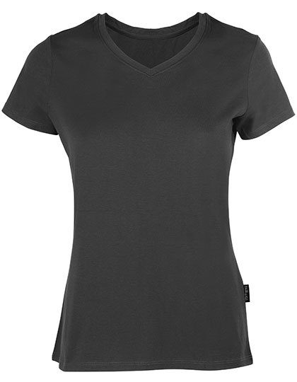 Women´s Luxury V-Neck Tees – HRM in Dark Grey