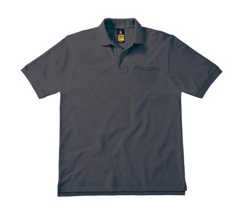 Energy Pro Workwear Pocket Polo PUC11 – B&C Pro in Dark Grey
