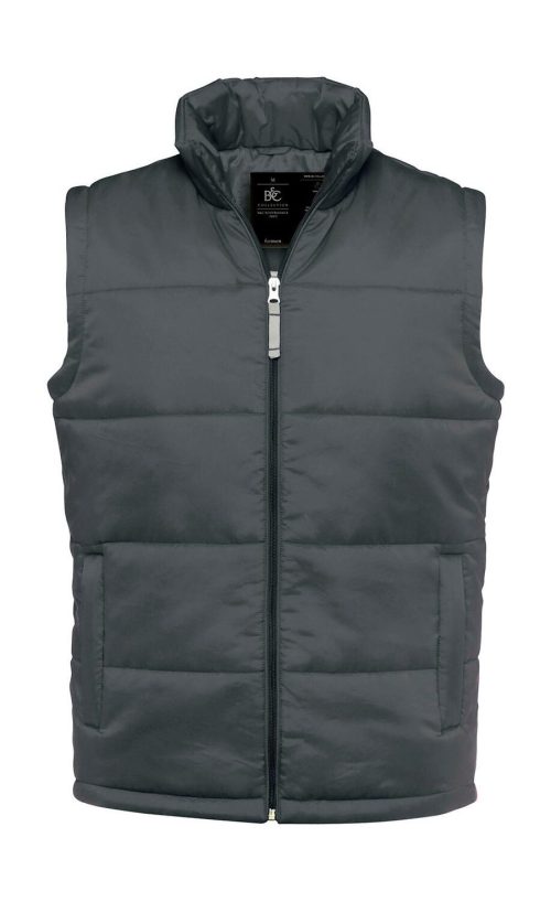 Bodywarmer/men JM930 – B&C Outerwear in Dark Grey