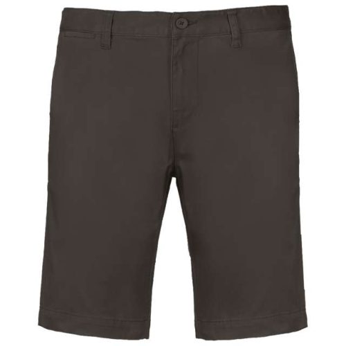 Men's Chino Bermuda Shorts – Kariban in Dark Grey