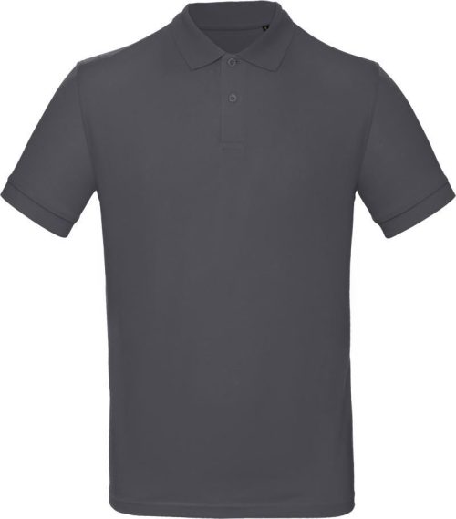 Herren Bio Piqué Polo Inspire Polo /men_° – B&C in Dark Grey