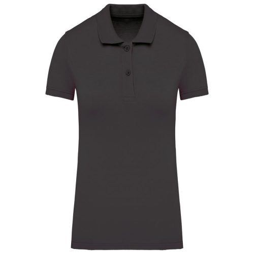 Piqué-Polohemd Bio180 für Damen K2026 – Kariban in Dark Grey