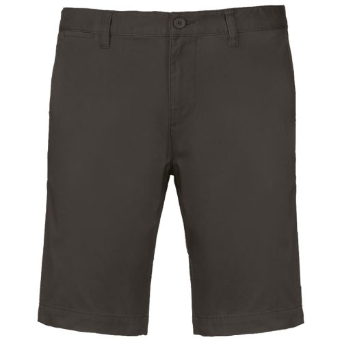 Bermuda aus Chino für Herren K750 – Kariban in Dark Grey