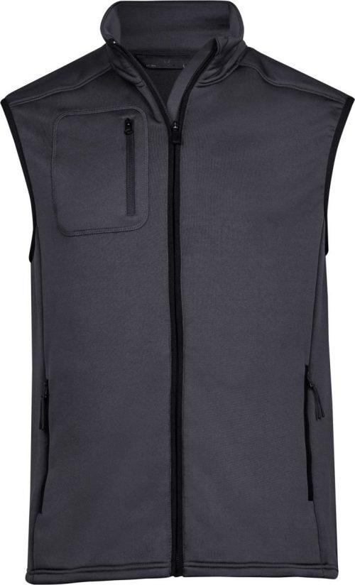 Stretch Fleece Bodywarmer TJ 9104 – Tee Jays in Dark Grey